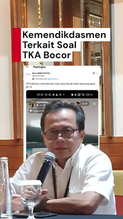 Video: Viral Dugaan Soal TKA Bocor, Kemendikdasmen Bakal Tindak Tegas