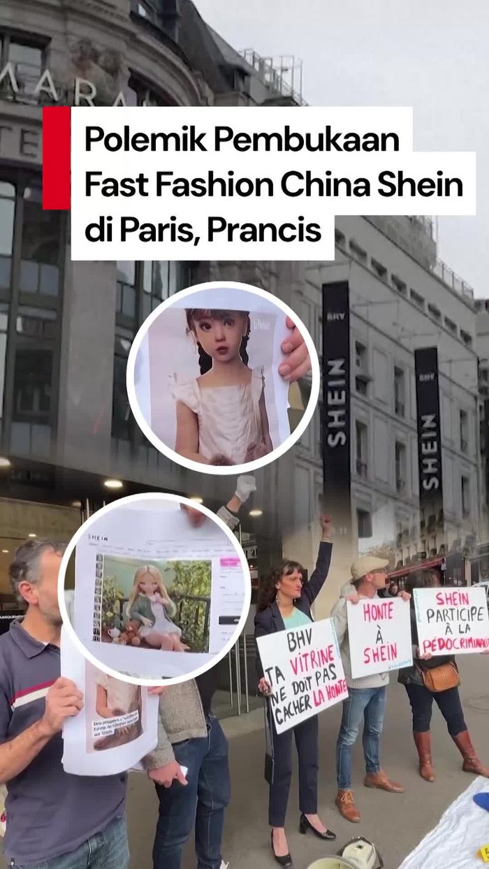 Video Toko Shein Paris Dikecam Terkait Boneka Seks Anak-Isu Fast Fashion