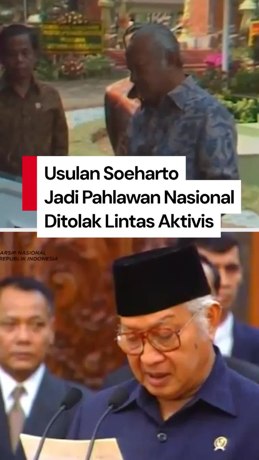 Video: Lintas Aktivis Tolak Usulan Soeharto Jadi Pahlawan Nasional