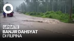 Video: Banjir Imbas Topan Kalmaegi di Filipina