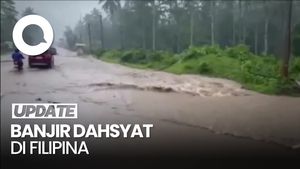 Video: Banjir Imbas Topan Kalmaegi di Filipina