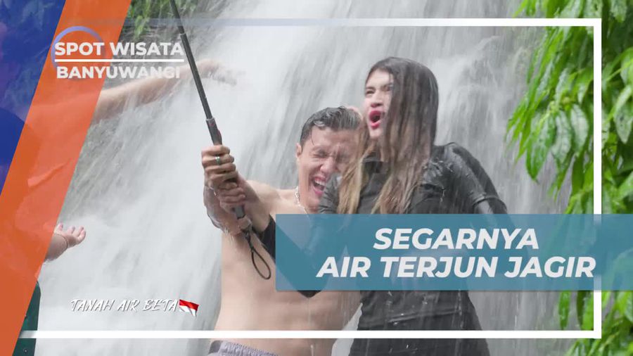 Merasakan Segarnya Air Terjun Jagir saat Berenang dan Bermain Air di Banyuwangi  