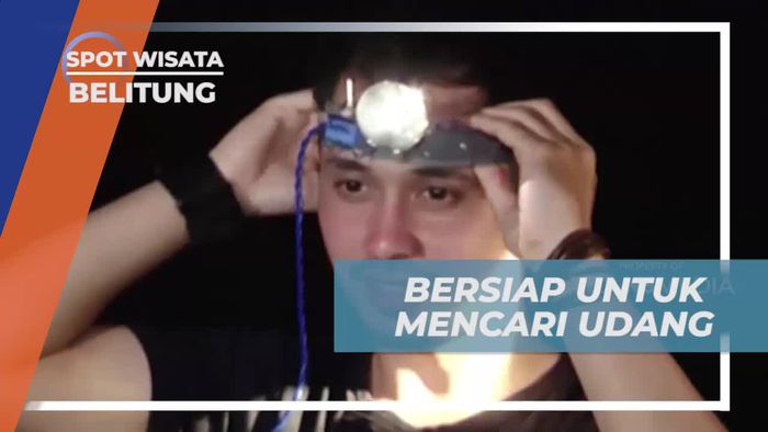 Mencari Udang di Pulau Bayan bersama Warga Lokal di Belitung  