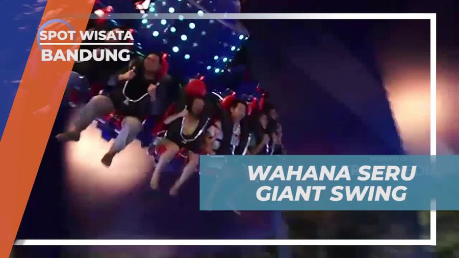 Menguji Adrenalin di Wahana Giant Swing, Bandung  