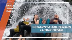 Menikmati Kesegaran Air dan Pemandangan Alam di Air Terjun Lubuk Hitam, Sumatera Barat  