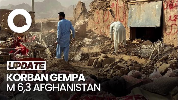 Video Korban Gempa M 6,3 Afghanistan: 27 Orang Tewas-1.000 Terluka
