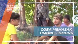 Memasak Timong yang Didapatkan dan Menikmati Rasa Mirip Kerang di Belitung  