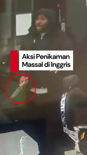 Video: Penikaman Massal di Inggris, Sempat Dikira Prank Halloween