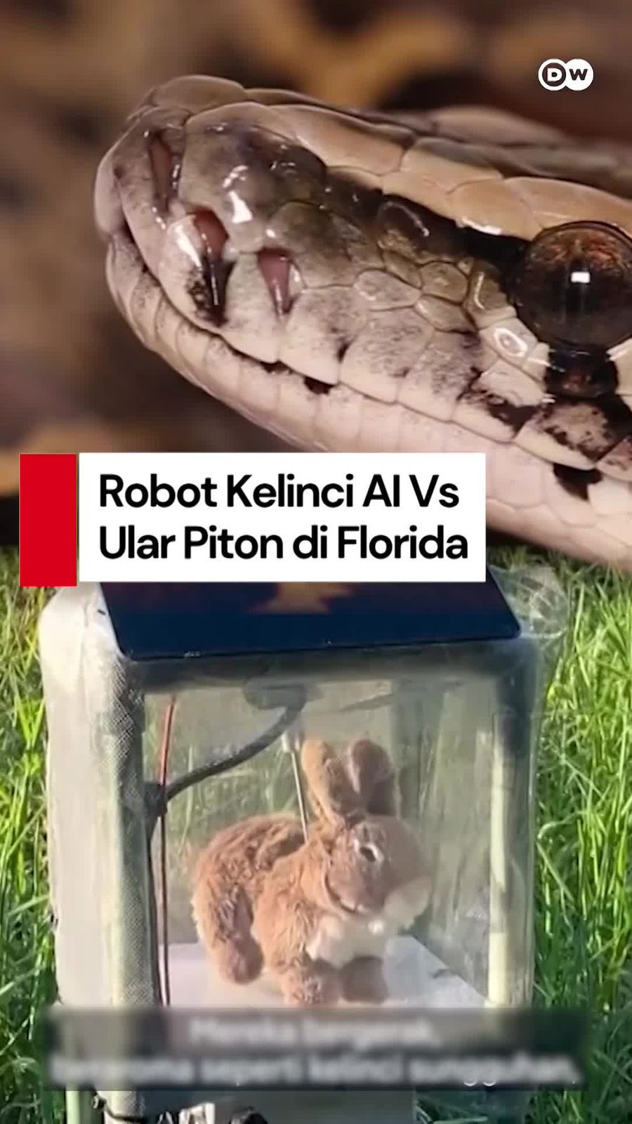 Video: Robot Kelinci AI Senjata Baru Lawan Ular Piton Raksasa di Florida