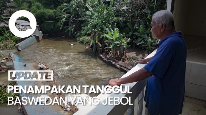 Video: Tanggul Baswedan Masih Jebol, Air Rendam Akses Jalan Warga