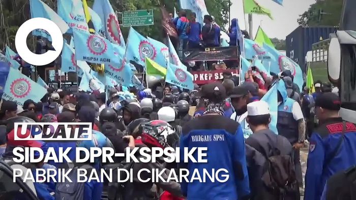 Video: DPR-KSPSI Sidak Pabrik di Cikarang soal PHK Sepihak Massal