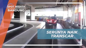 Menikmati Keceriaan Naik Wahana Transcar di Bandung