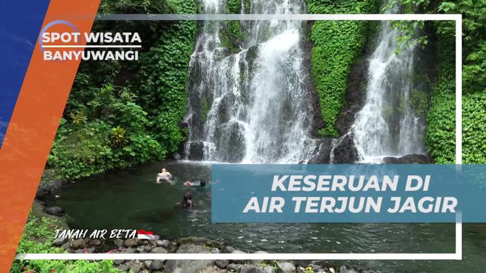 Mengikuti Serunya Aktivitas di Air Terjun Jagir bersama Warga Banyuwangi  