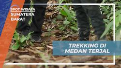Menaklukkan Medan Terjal Saat Trekking Menuju Air Terjun Lubuk Hitam di Sumatera Barat  