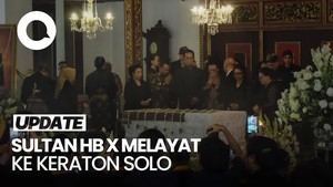 Video Sultan HB X Melayat ke Keraton Solo untuk Takziah PB XIII