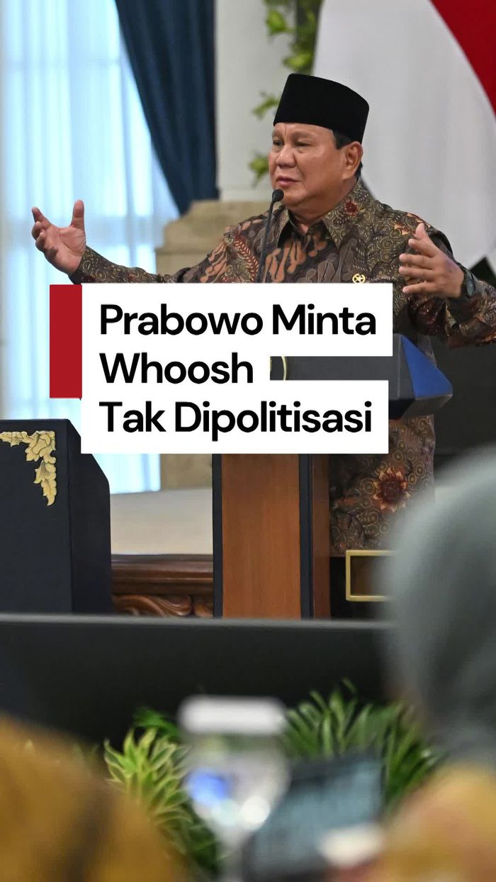 Video Prabowo Minta Whoosh Tak Dipolitisasi: Jangan Menari di Gendang Orang