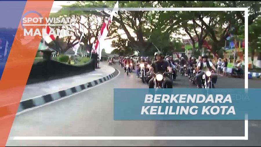 Berkeliling Kota Malang Menggunakan Motor Tua bersama Komunitas Motor Tua  
