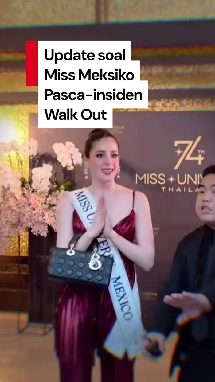 Video: Kondisi Miss Meksiko Fatima Bosch Setelah Insiden Walk Out