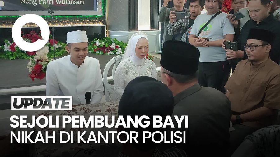 Video: Sejoli Pembuang Bayi di Ciamis Dinikahkan di Kantor Polisi
