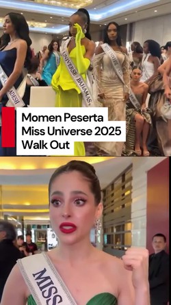 Video: Detik-detik Miss Meksiko Dihina Bodoh dan Pilih Walk Out