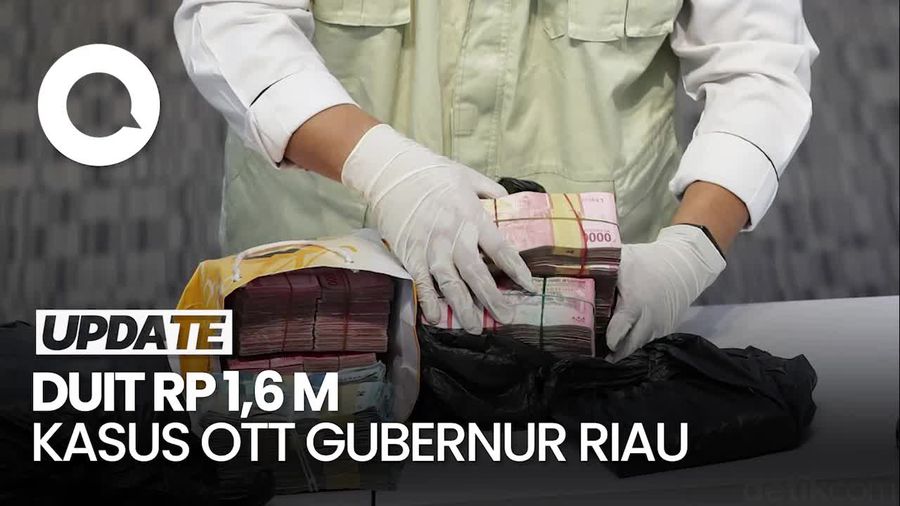 Video: Duit Rp 1,6 M Sitaan OTT Gubernur Riau Abdul Wahid
