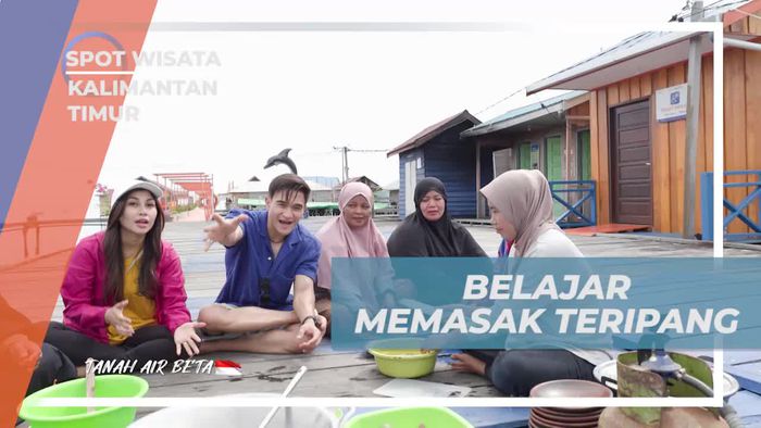 Belajar Membersihkan dan Memotong Teripang Bersama Warga di Desa Malahing, Kalimantan Timur  
