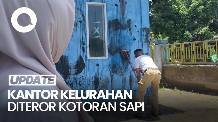 Video: Kantor Kelurahan di Pangkep Diteror Kotoran Sapi Oleh OTK 