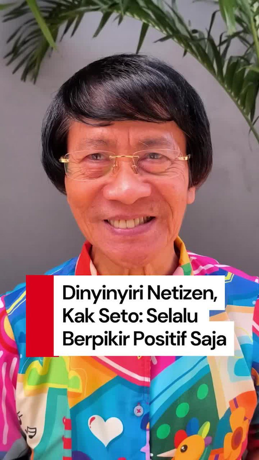 Video Reaksi Tenang Kak Seto Tanggapi Nyinyiran Netizen di Instagram-nya