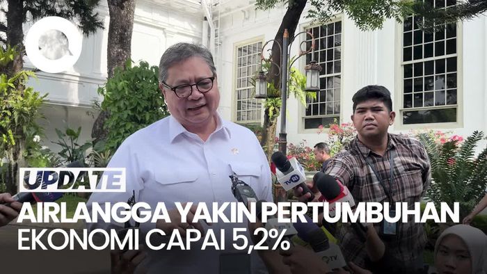 Video Airlangga Optimistis Pertumbuhan Ekonomi Sepanjang 2025 Capai 5,2%