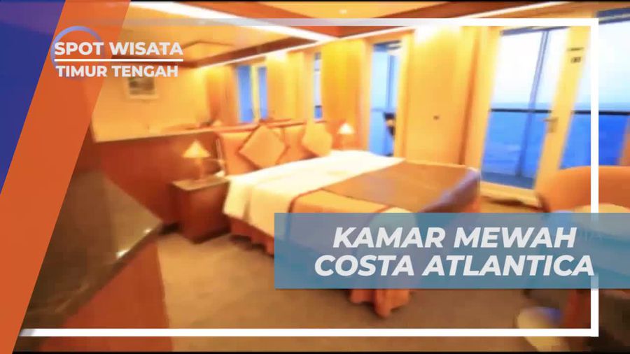Menginap di Kamar Mewah Costa Atlantica dan Menikmati Pemandangan Lautan di Timur Tengah  