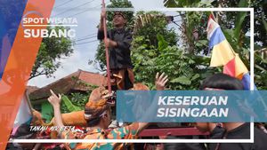 Menikmati Keseruan Menari Sisingaan Bersama Selebriti di Desa Cibuluh, Subang  