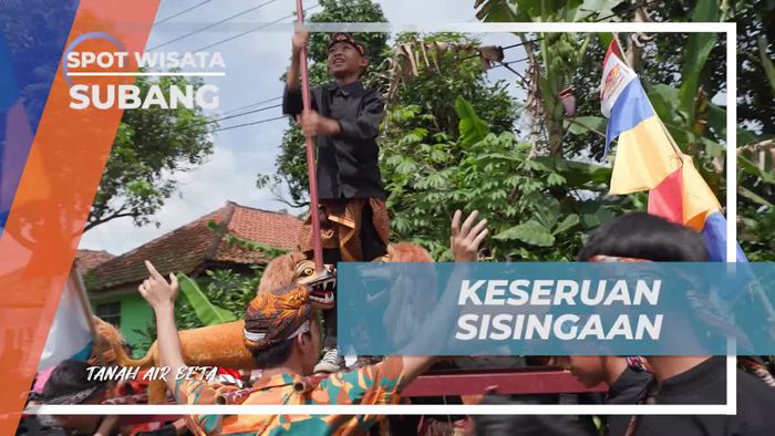 Menikmati Keseruan Menari Sisingaan Bersama Selebriti di Desa Cibuluh, Subang  