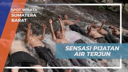 Merasakan Sensasi Pijatan Aliran Air Terjun Lubuk Hitam di Sumatera Barat  