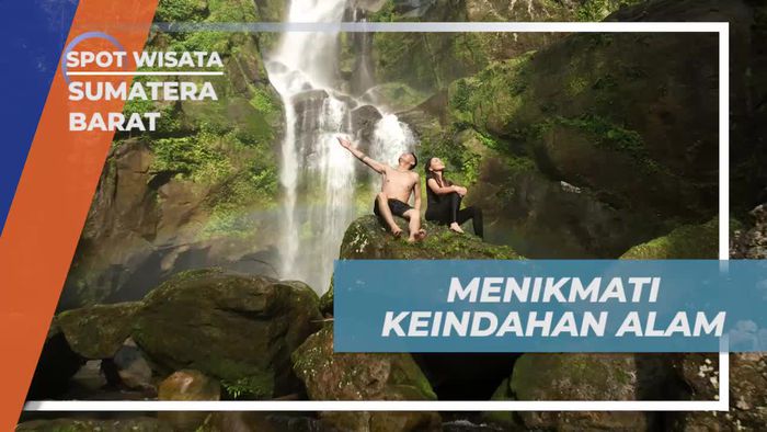 Menikmati Keindahan Alam dan Suasana Sepi di Air Terjun Lubuk Hitam, Sumatera Barat  