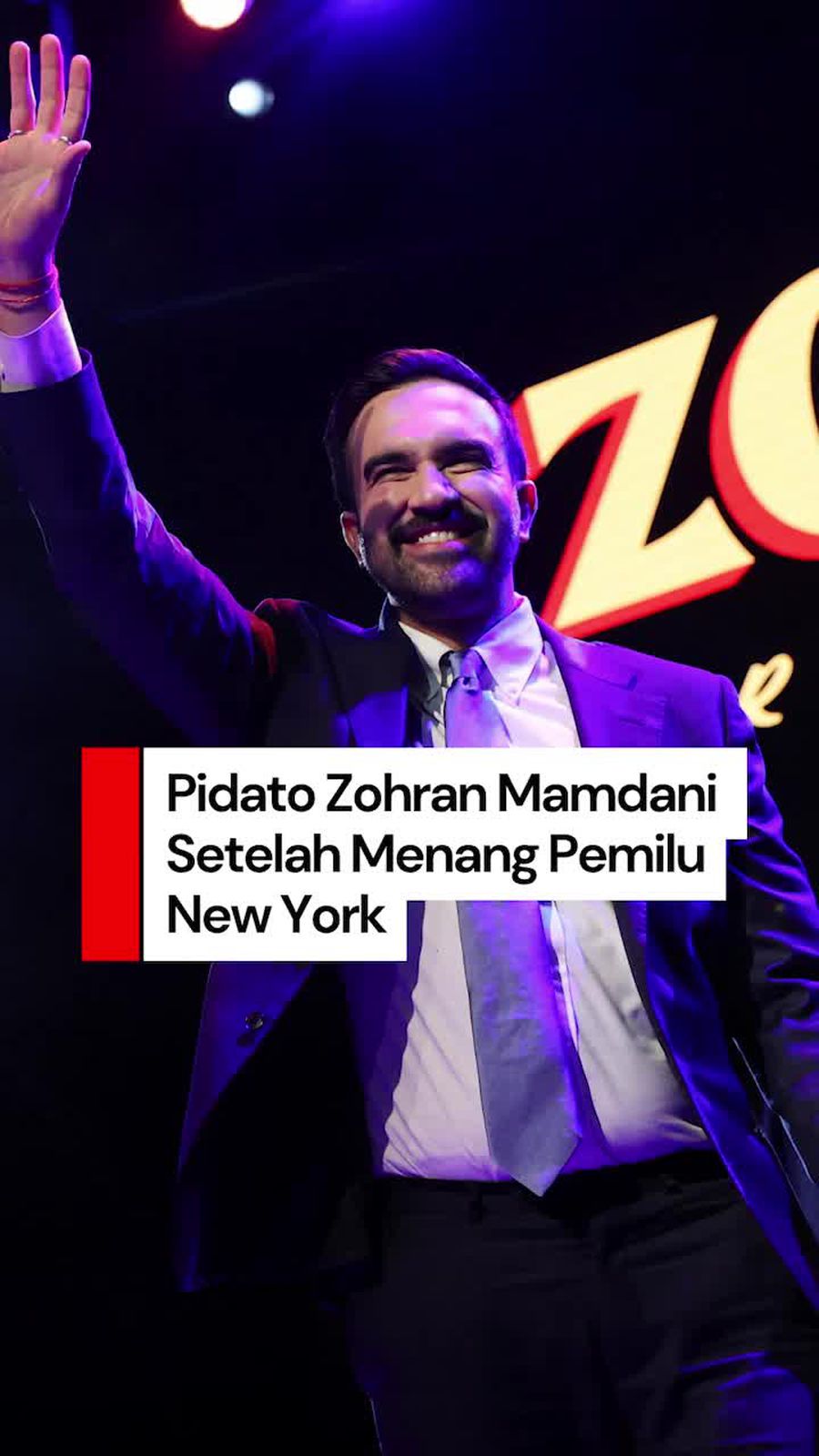 Video Pidato Kemenangan Zohran Mamdani: Kita Telah Menggulingkan Dinasti!