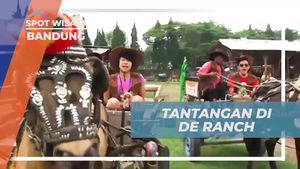 Mengikuti Tantangan Mengumpulkan Bendera di De Ranch, Bandung  