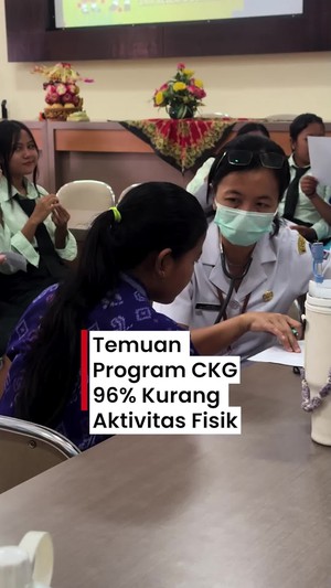 Video CKG Capai 50,5 Juta Peserta: Hampir 96% Dewasa Kurang Aktivitas Fisik