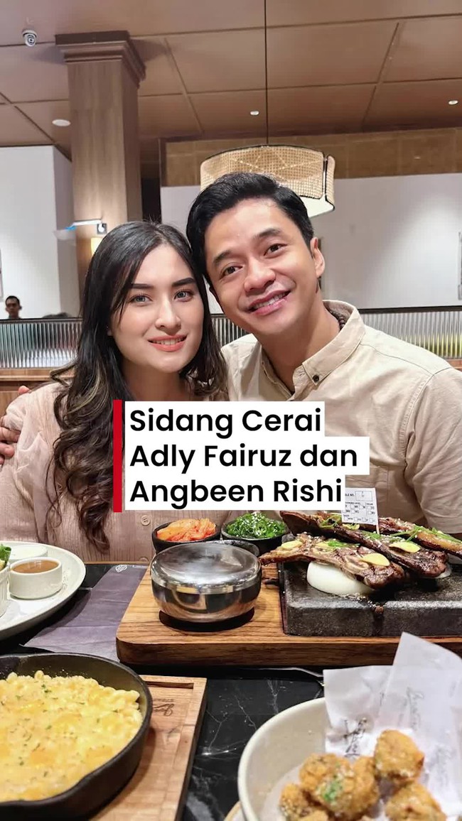 Video: Adly Fairuz dan Angbeen Rishi Absen di Sidang Cerai Perdana