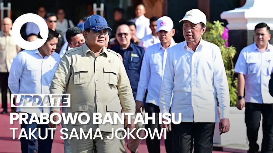 Video Prabowo Bantah Isu Takut Jokowi: Aku Hopeng Sama Beliau