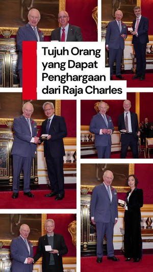 Video Bapak AI-CEO NVIDIA Dapat Penghargaan dari Raja Charles III