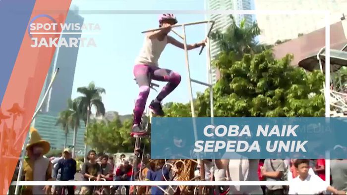Mencoba Naik Sepeda Tinggi di Jakarta dan Menghadapi Tantangan Menaikinya Meski Sulit  