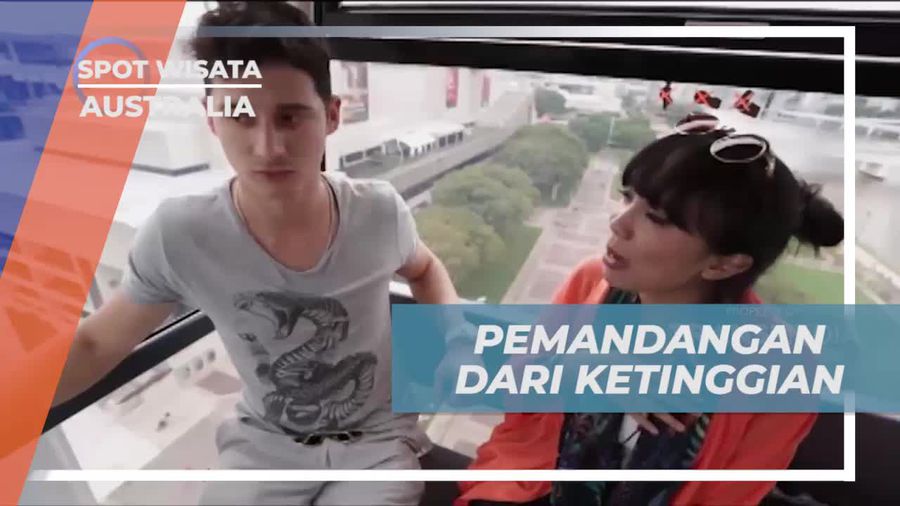 Menikmati Pemandangan Kota Brisbane dari Puncak Bianglala di South Bank, Australia  