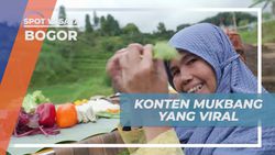 Saksikan Konten Viral Mukbang di Pedesaan Rindang Bogor yang Menggoda Selera  