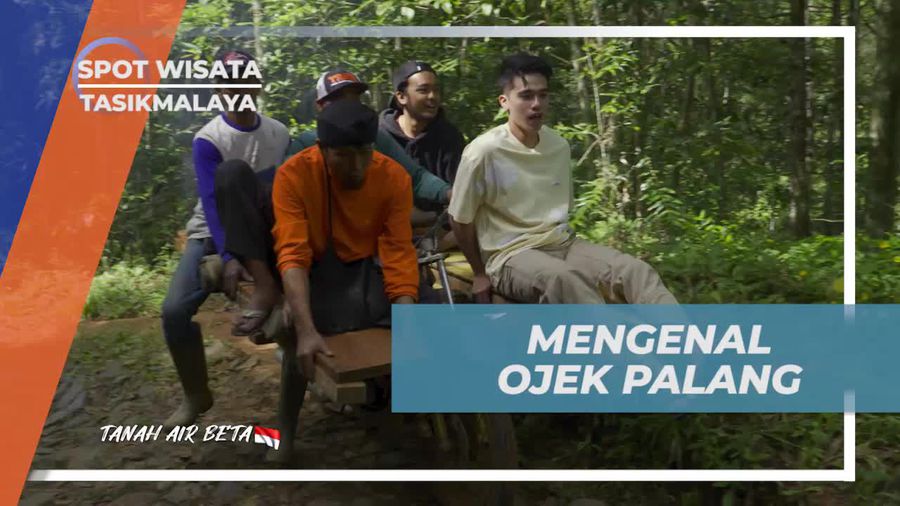 Mengenal Ojek Palang, Transportasi Unik Modifikasi di Tasikmalaya  