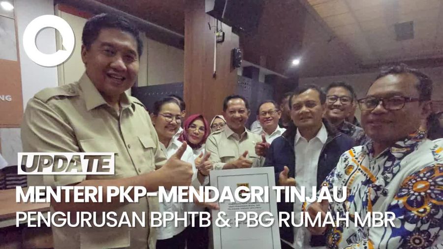 Video: Menteri PKP-Mendagri Tinjau Pengurusan BPHTB & PBG Rumah MBR di MPP Semarang