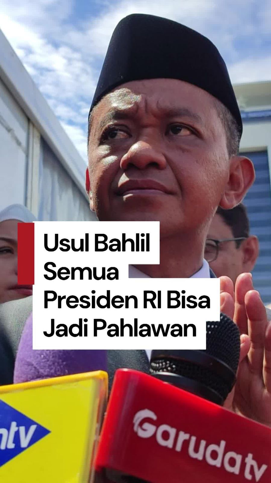 Video Bahlil Usul Semua Presiden RI Bisa Dapat Gelar Pahlawan Nasional