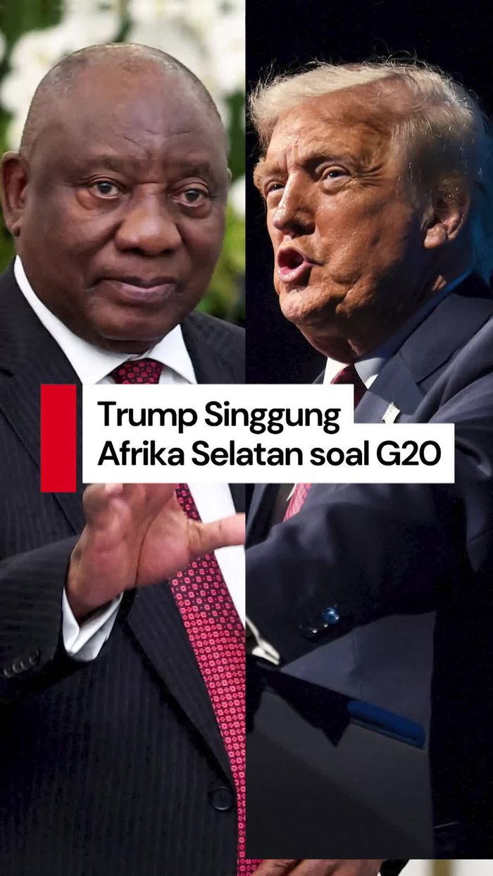 Video Trump: Afrika Selatan Seharusnya Tak Lagi Jadi Bagian G20