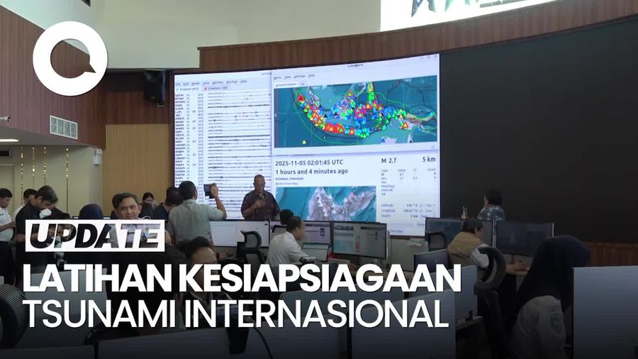 Video: BMKG Gelar Latihan Tsunami, Uji Skenario Gempa M 9,2 di Utara Sumatra