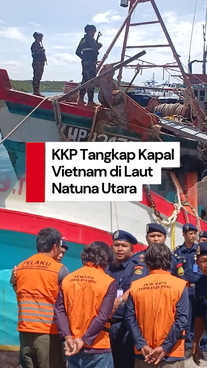 Video: KKP Tangkap Kapal Ikan Asing Berbendera Vietnam di Laut Natuna Utara