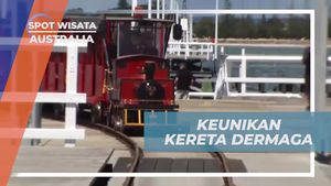 Menikmati Keunikan Kereta Dermaga di Busselton Jetty, Australia  